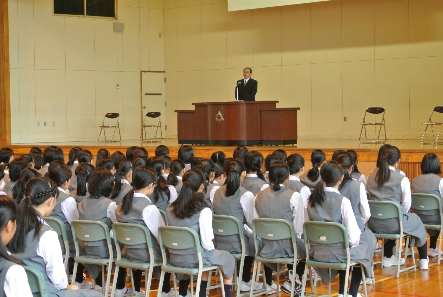 札幌市中学校始業式