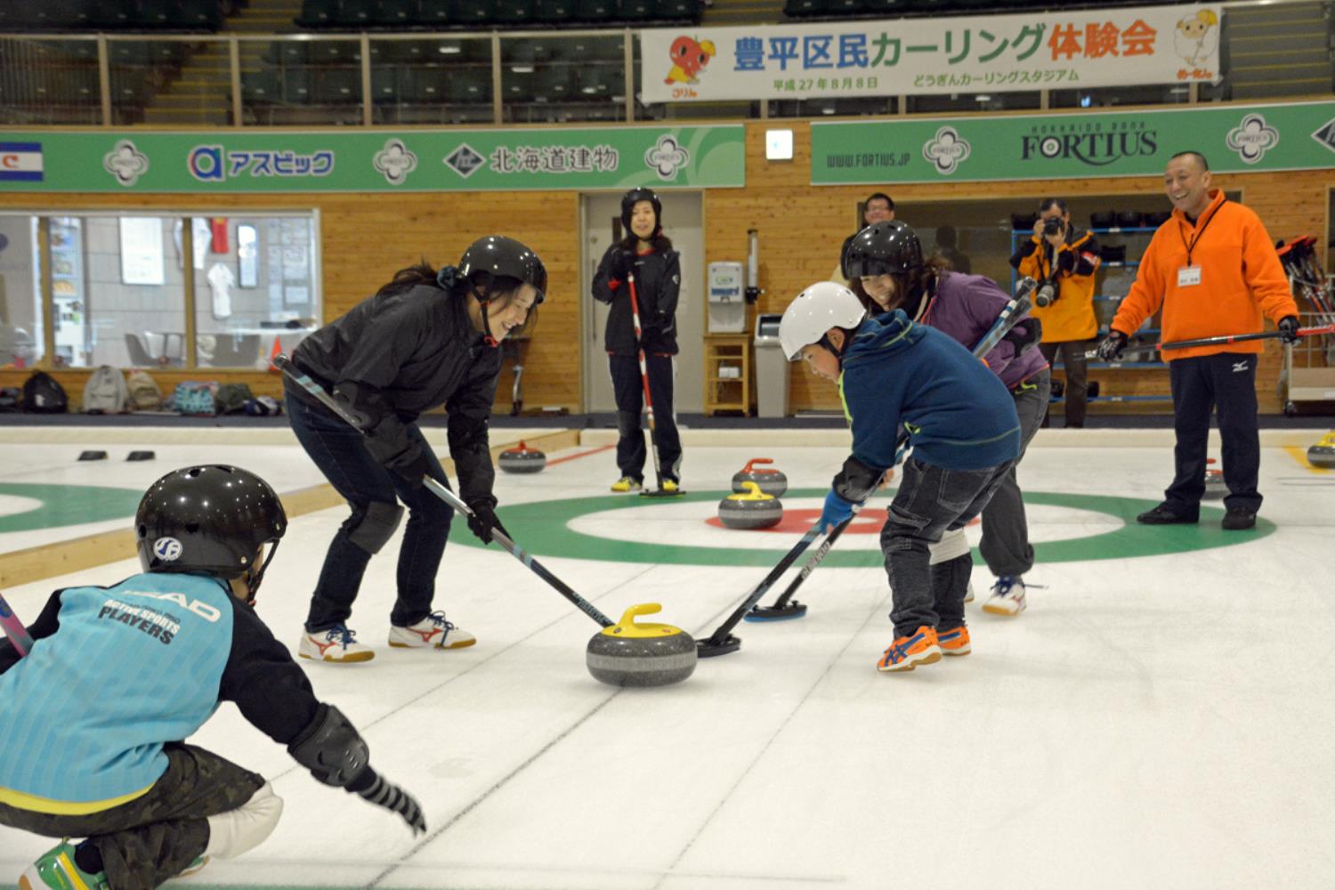 豊平区民カーリング体験会