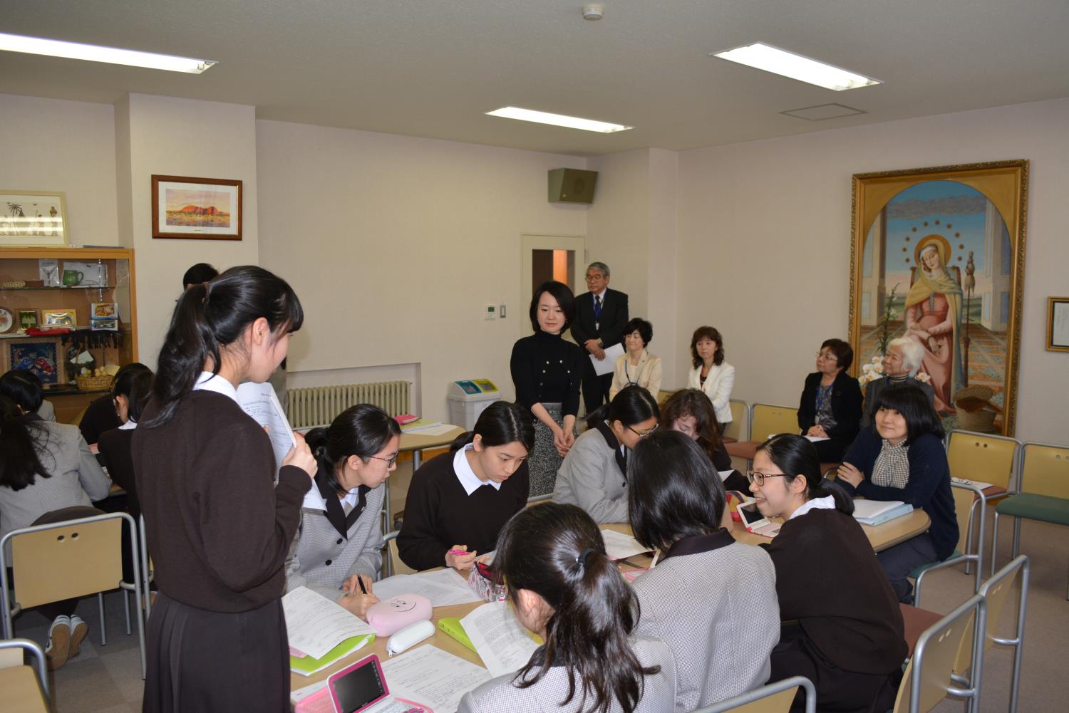 聖心女子学院高ＳＧＨ発表会