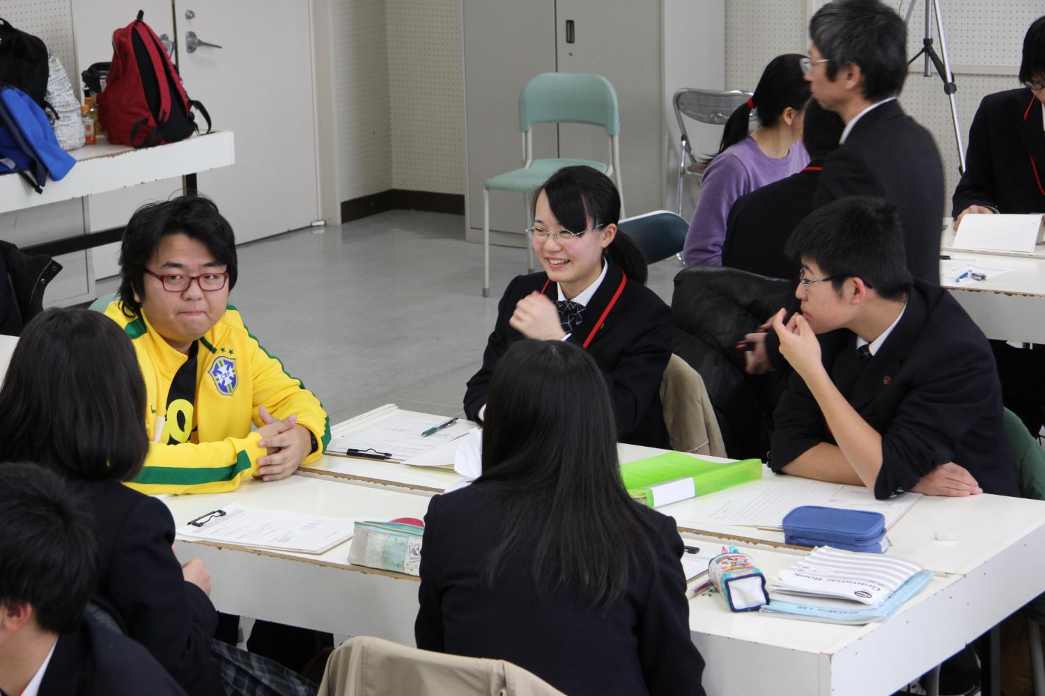 岩見沢農高英語特別授業