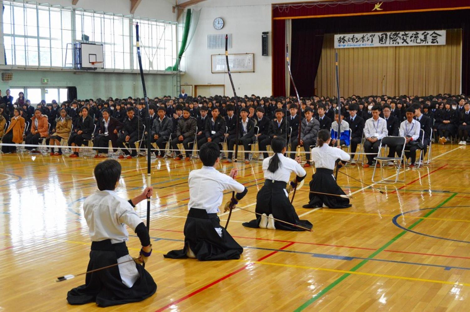 清田高カンボジア体験入学