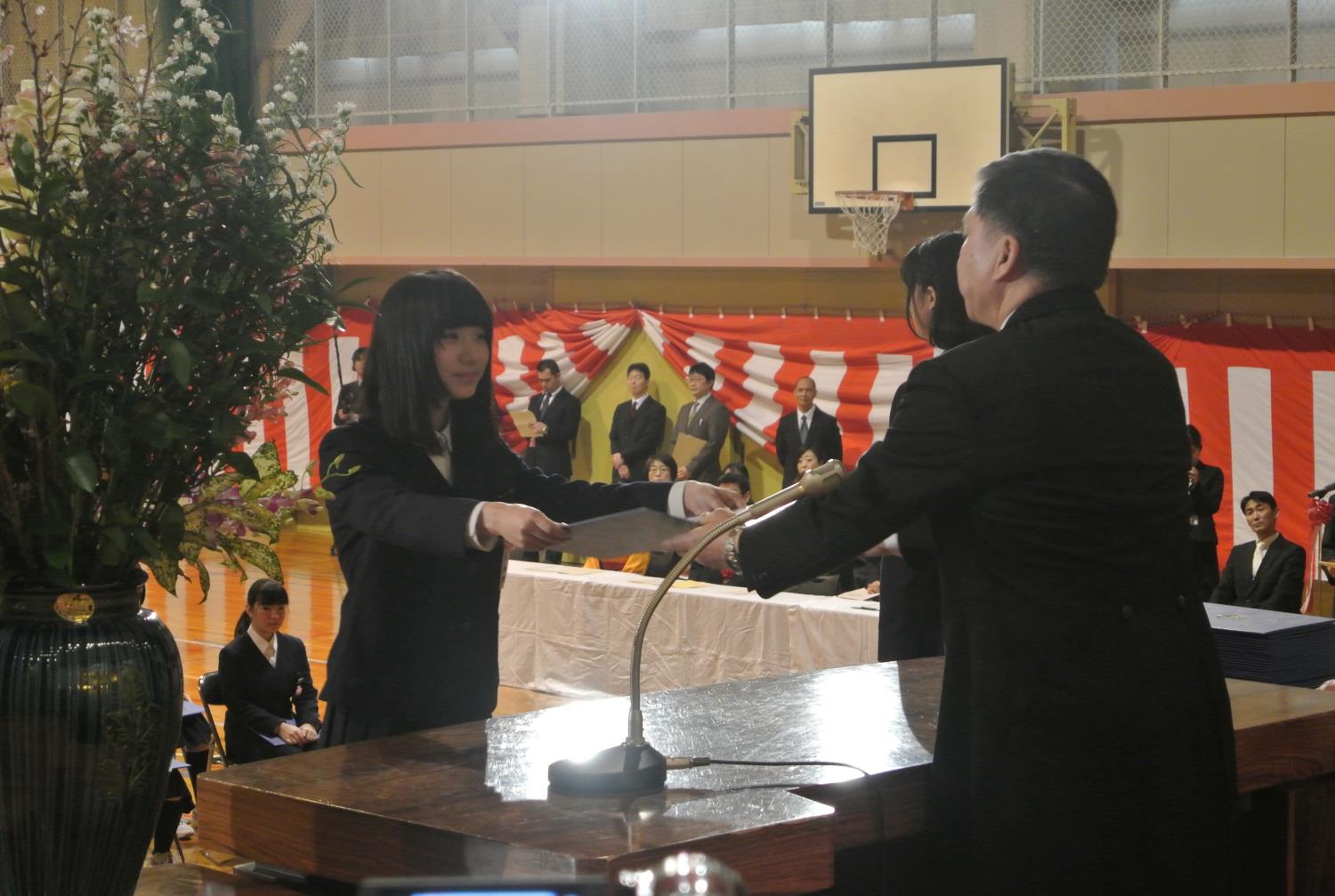 札幌市中学校卒業式