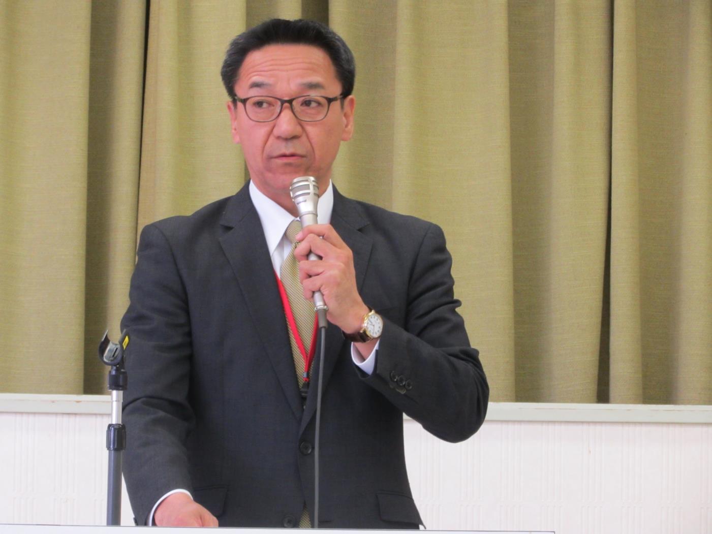 釧路市小中教頭会新谷新会長