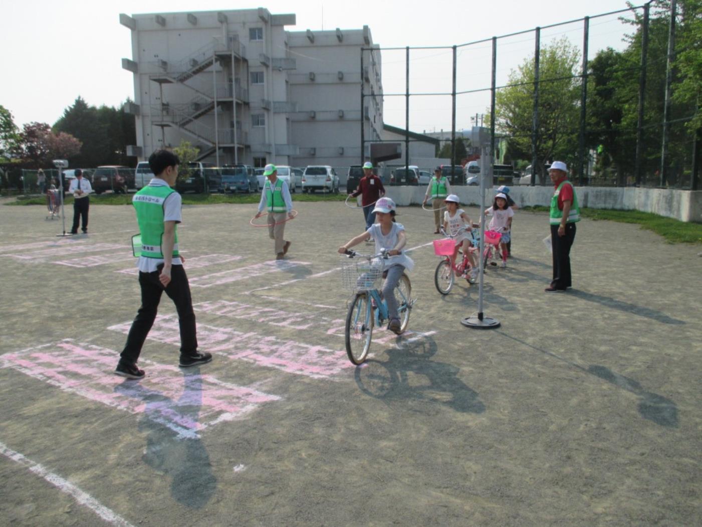 北野平小自転車教室