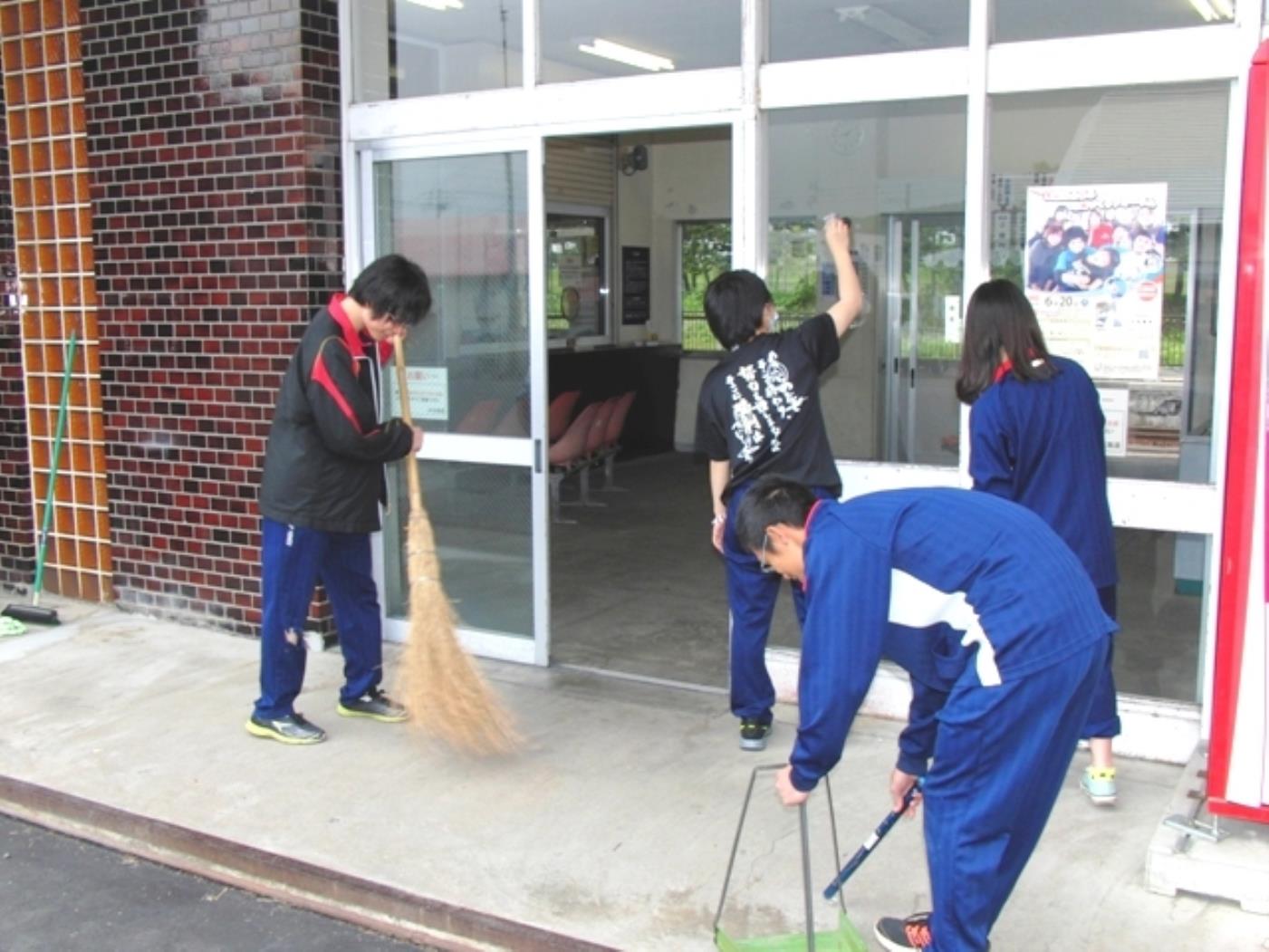 蘭越高「クリーン作戦」