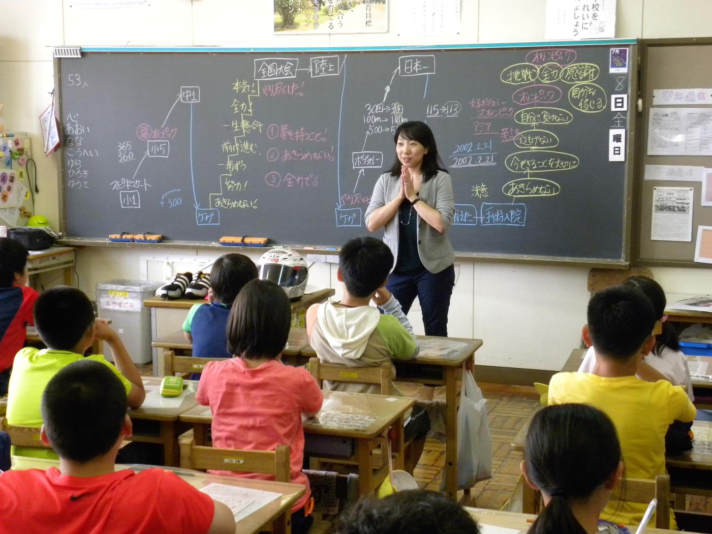 稲田小外部講師道徳の授業