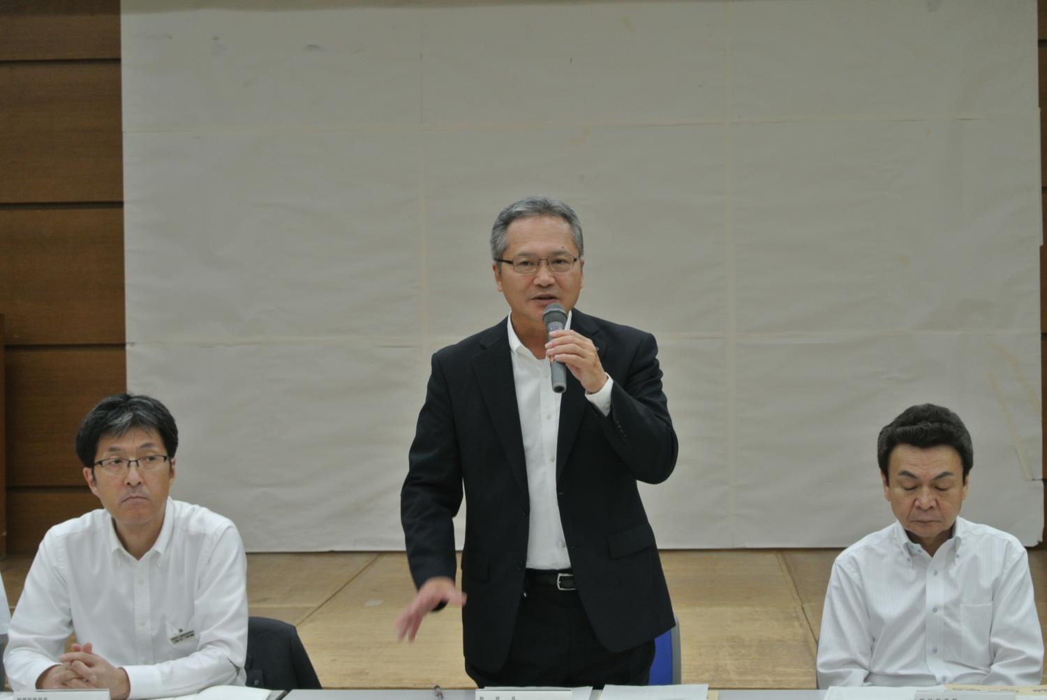 文教施策懇談会・柴田教育長