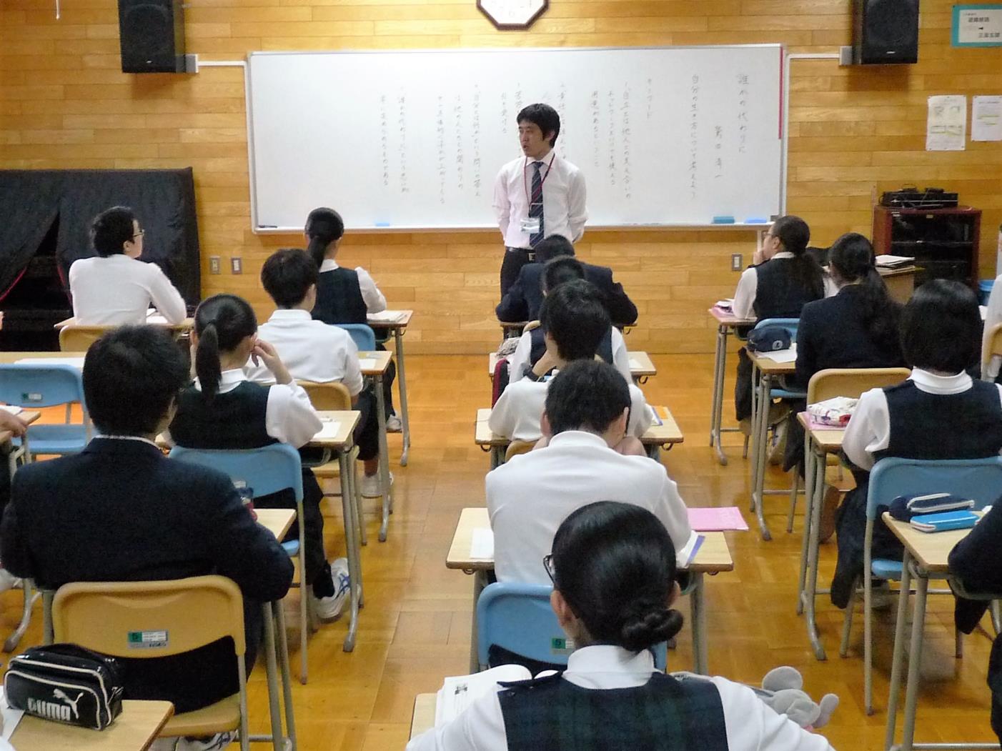 札幌八条中授業公開