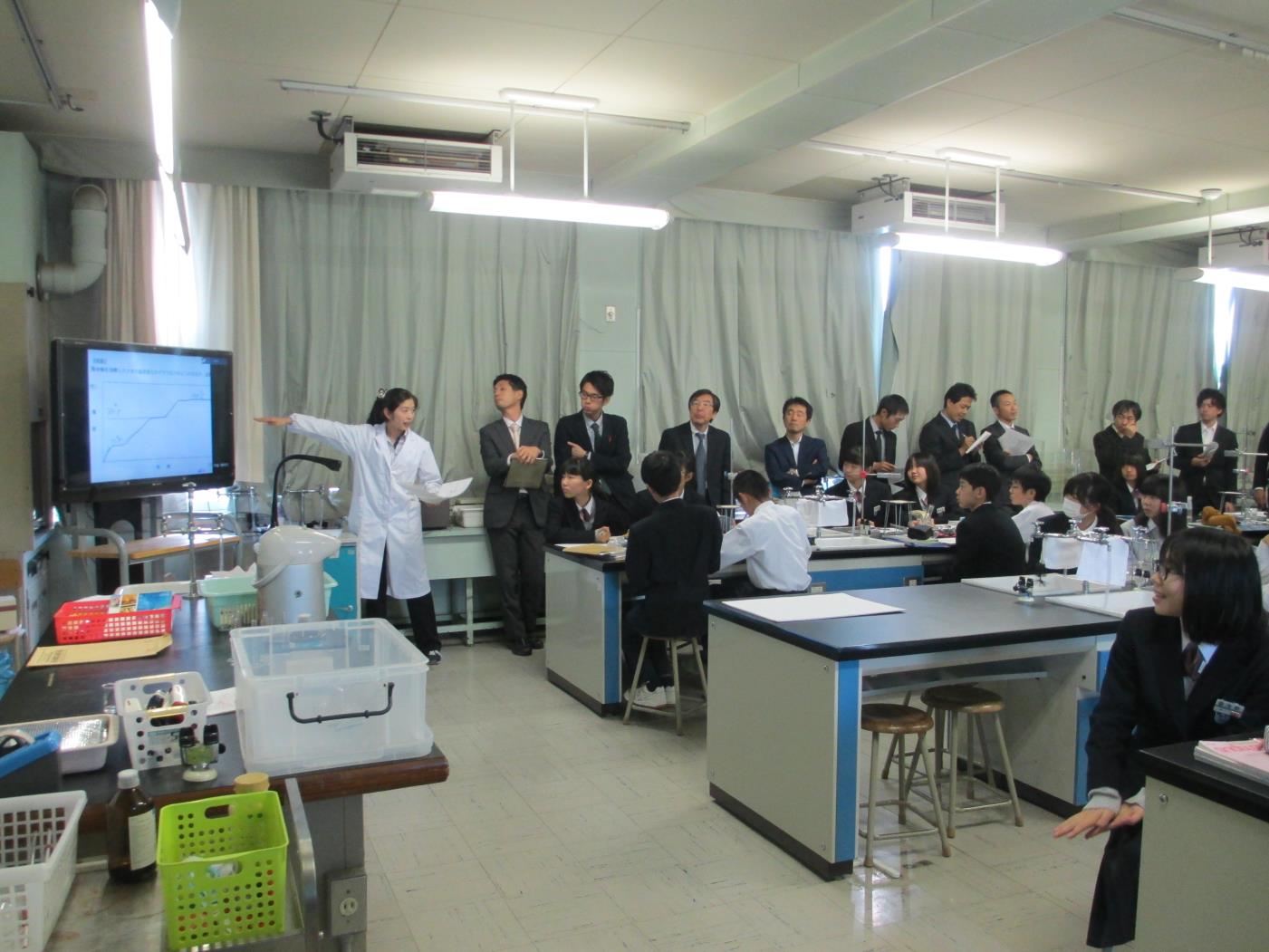 札教研、篠路中・理科研究部（２）