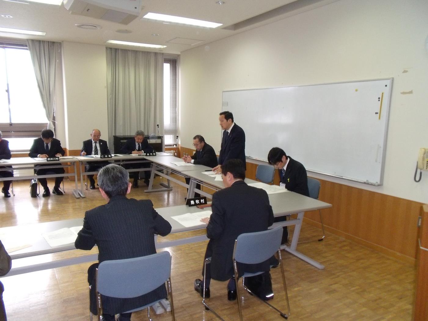 後志局臨時校長教育長会議