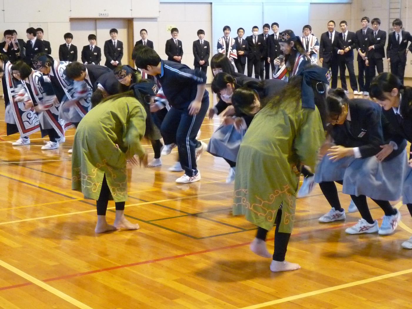 西岡北中アイヌ民族体験学習