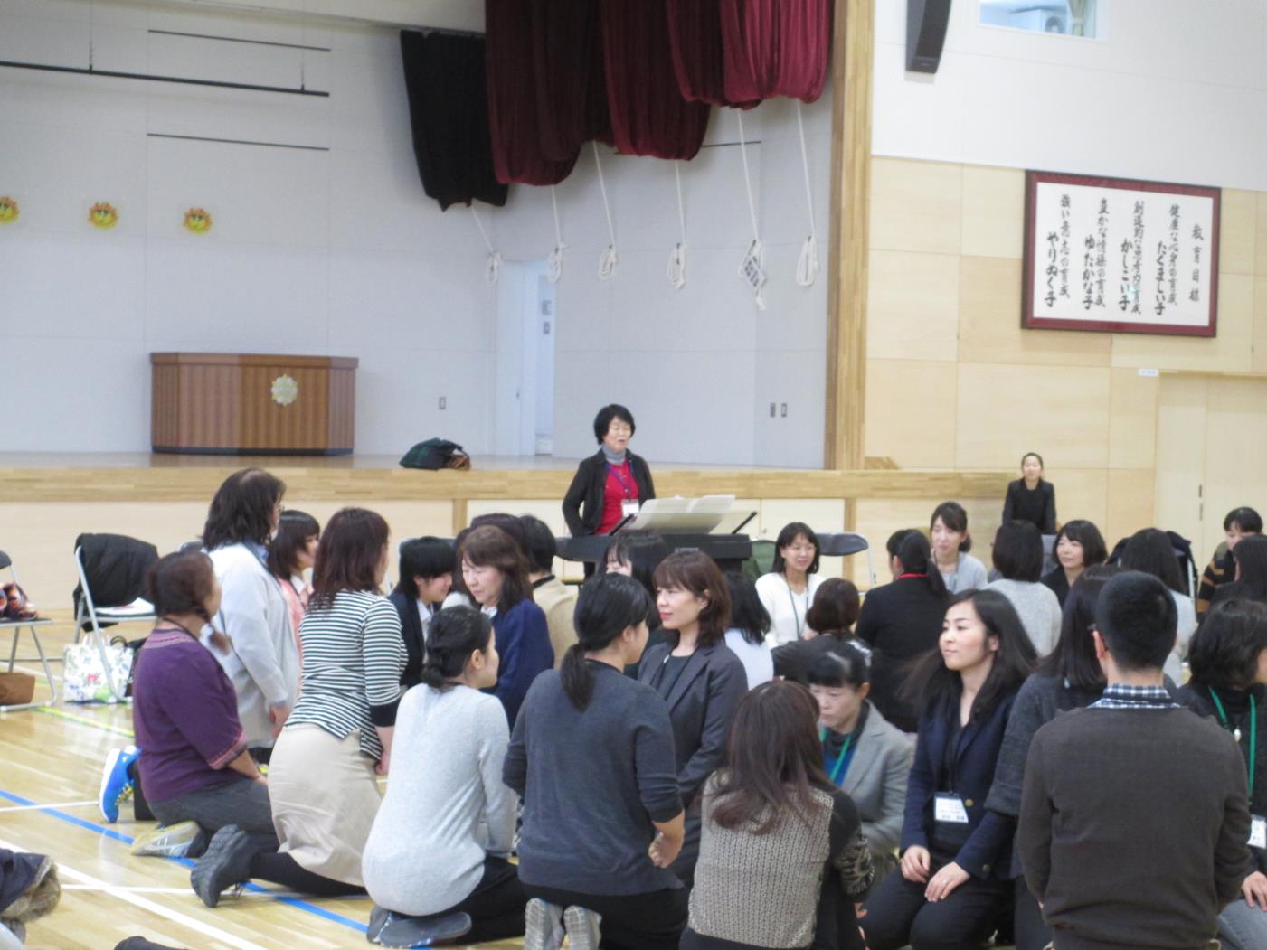 北音教冬季音楽実技講習会・小学校