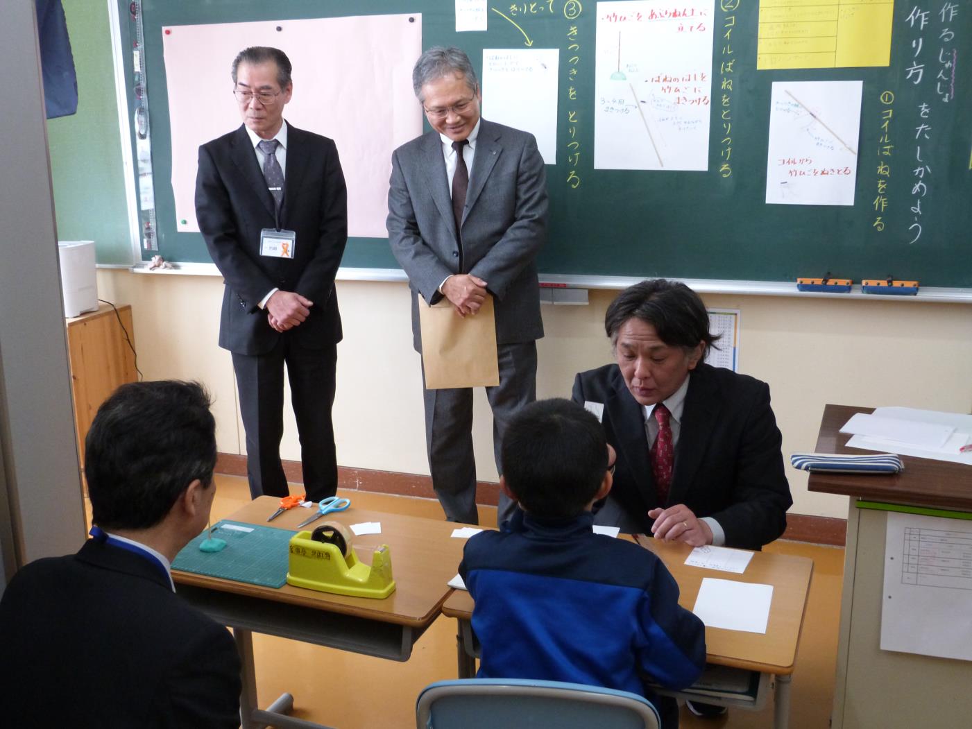 柴田教育長渡島管内視察