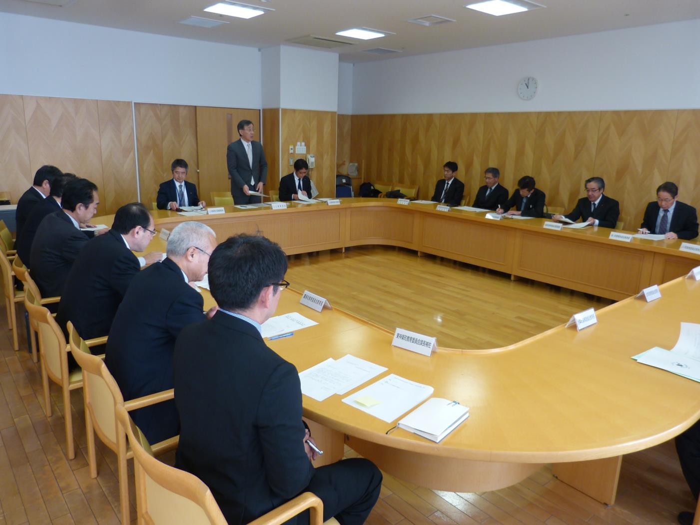 臨時市町村教委教育長中部地区会議