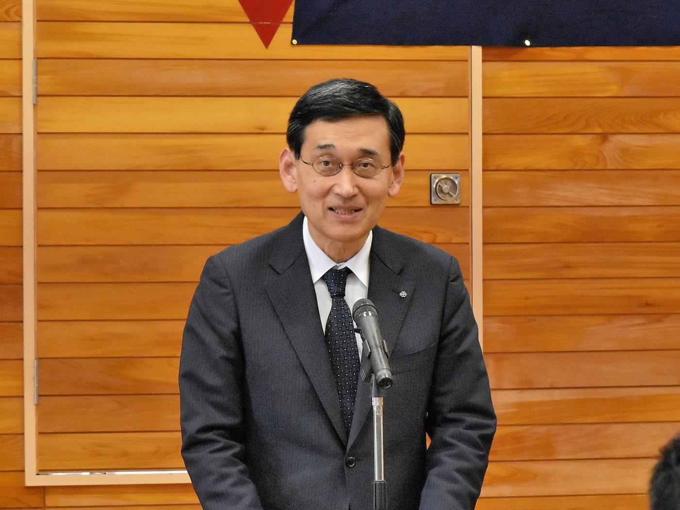 桧山公立学校長会議・河野局長