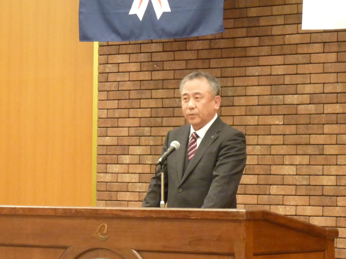 道中学校長会総会研修会・古谷会長