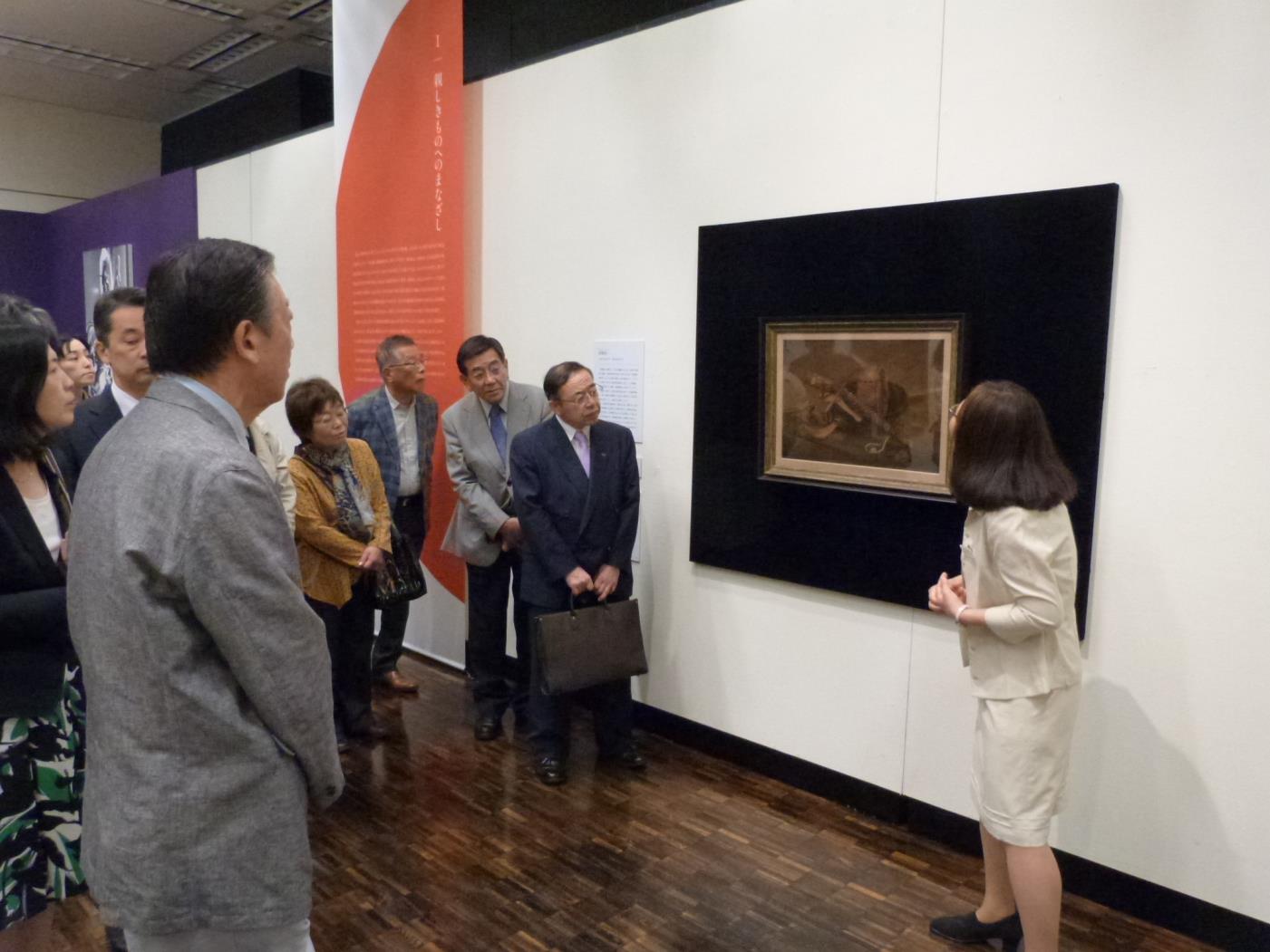 函館美術館特別展展示