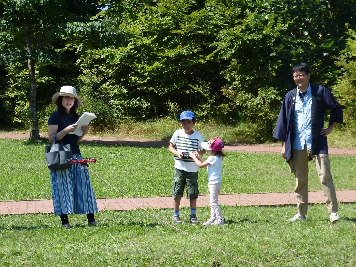 旭川市科学館と道北若力会測量学習