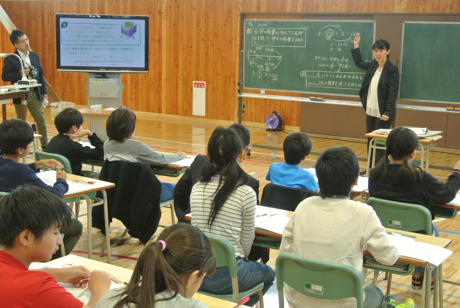 岩見沢市立南小公開研