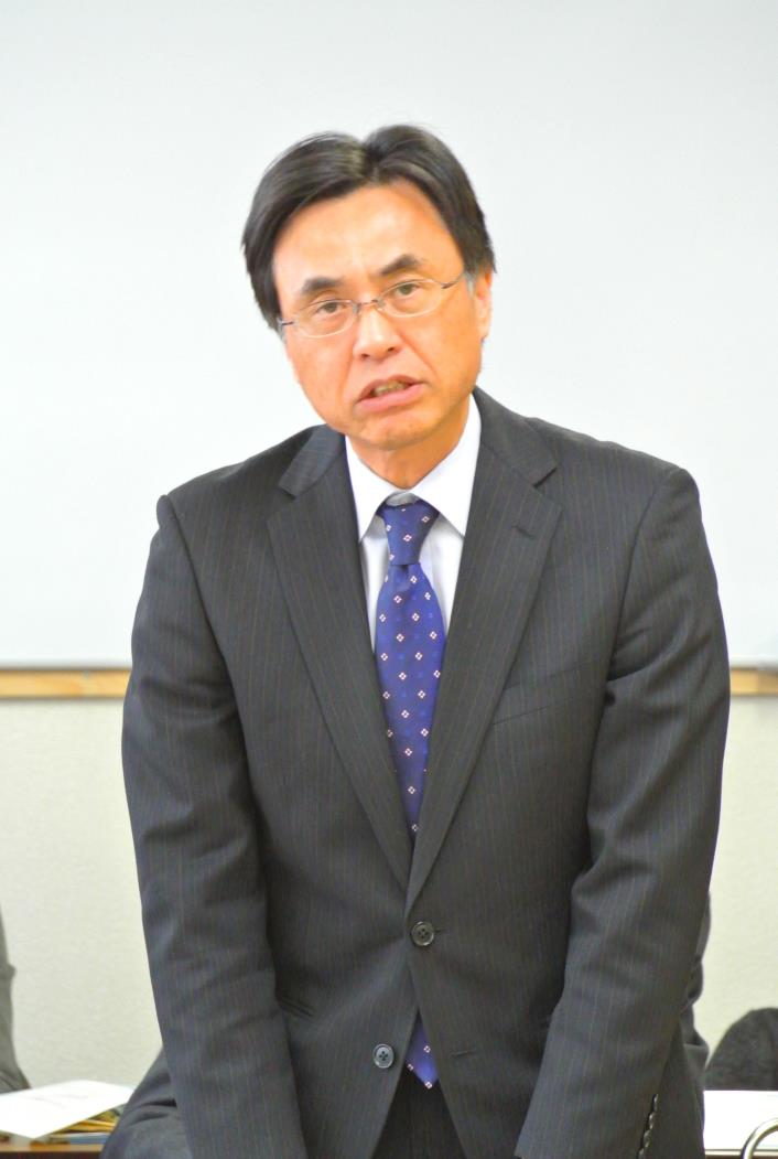 事務職員協会評議員研・水本会長