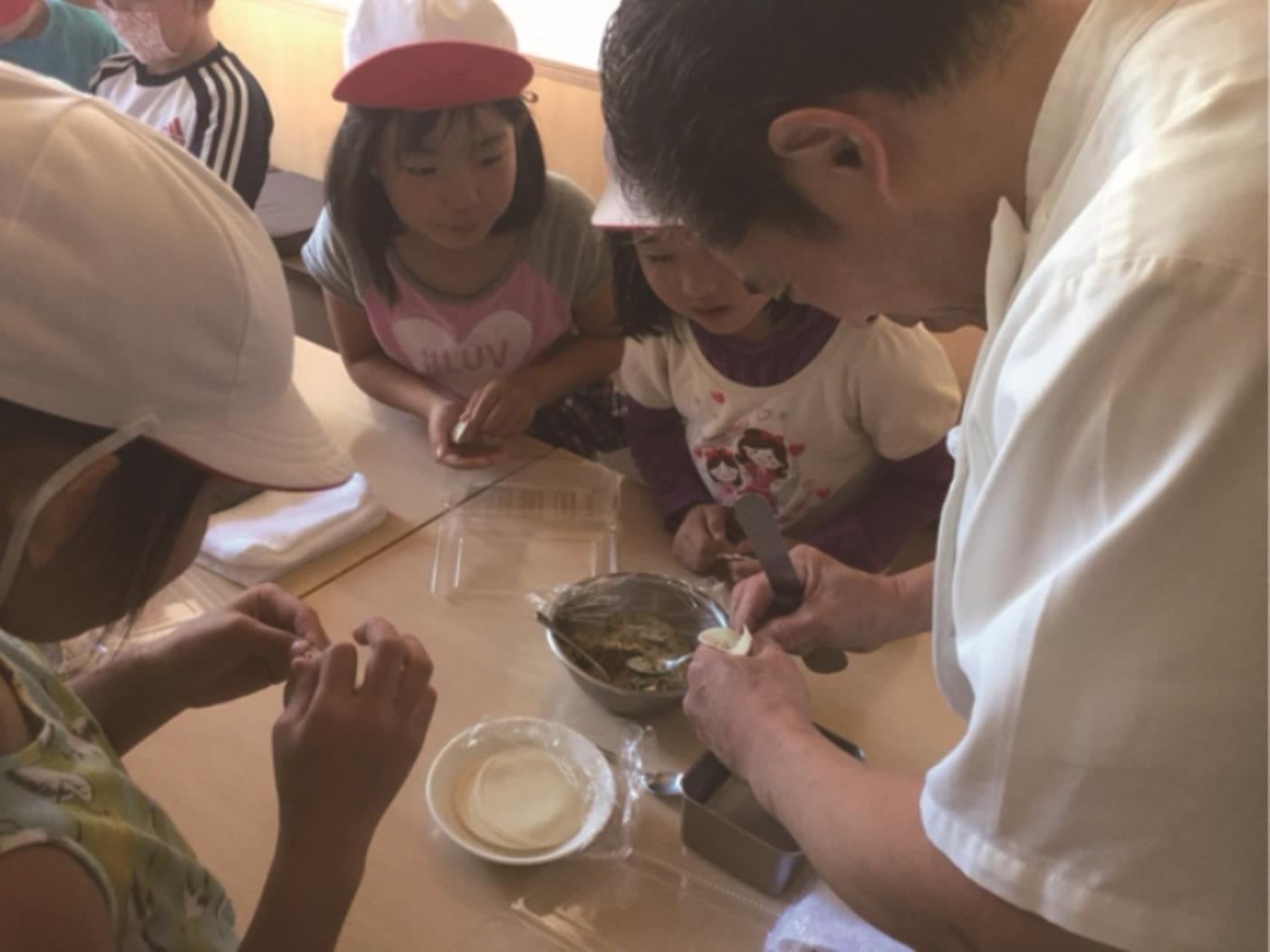 伝えたい生活科餃子作り