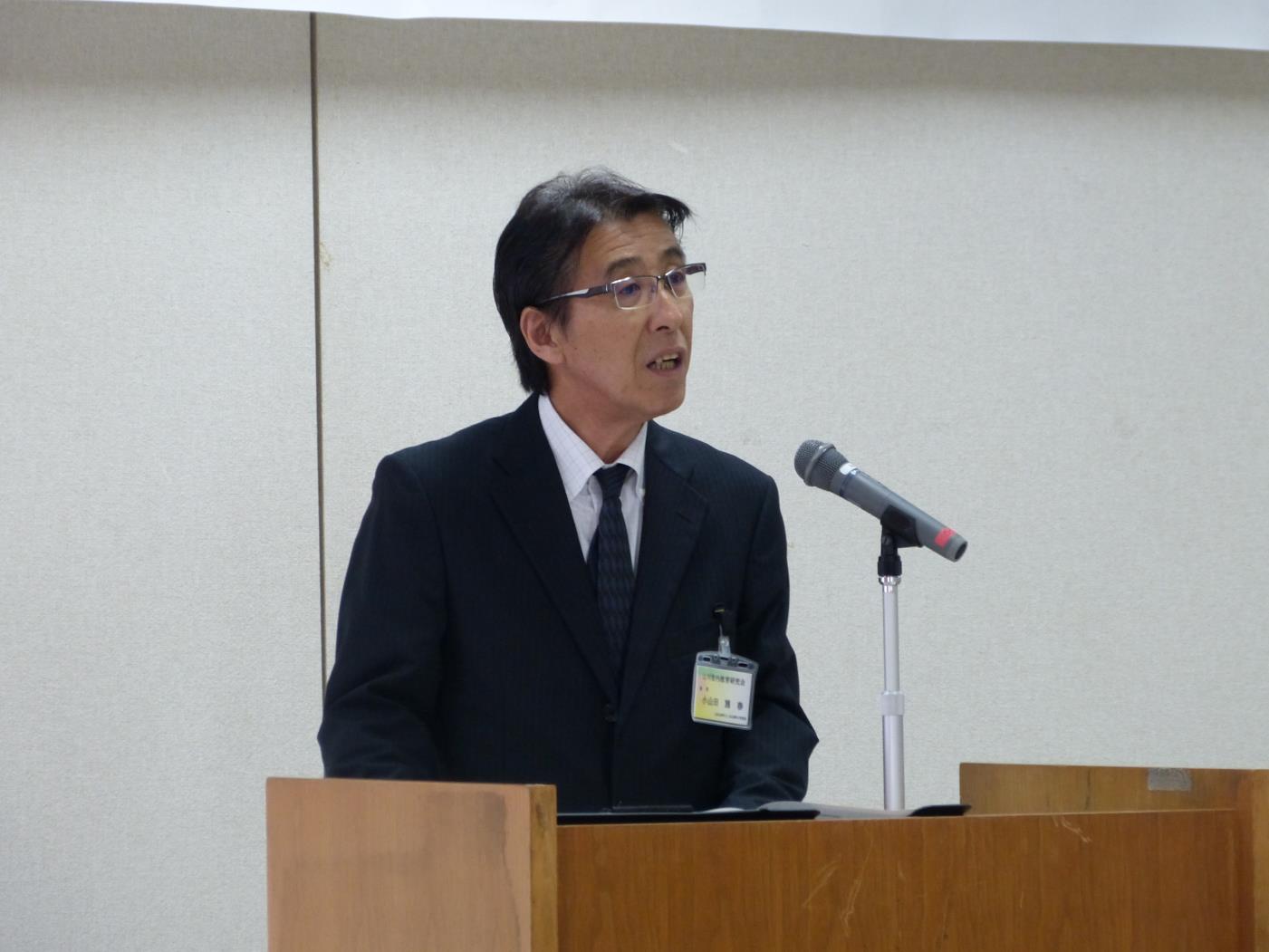 上教研総会・小山田会長