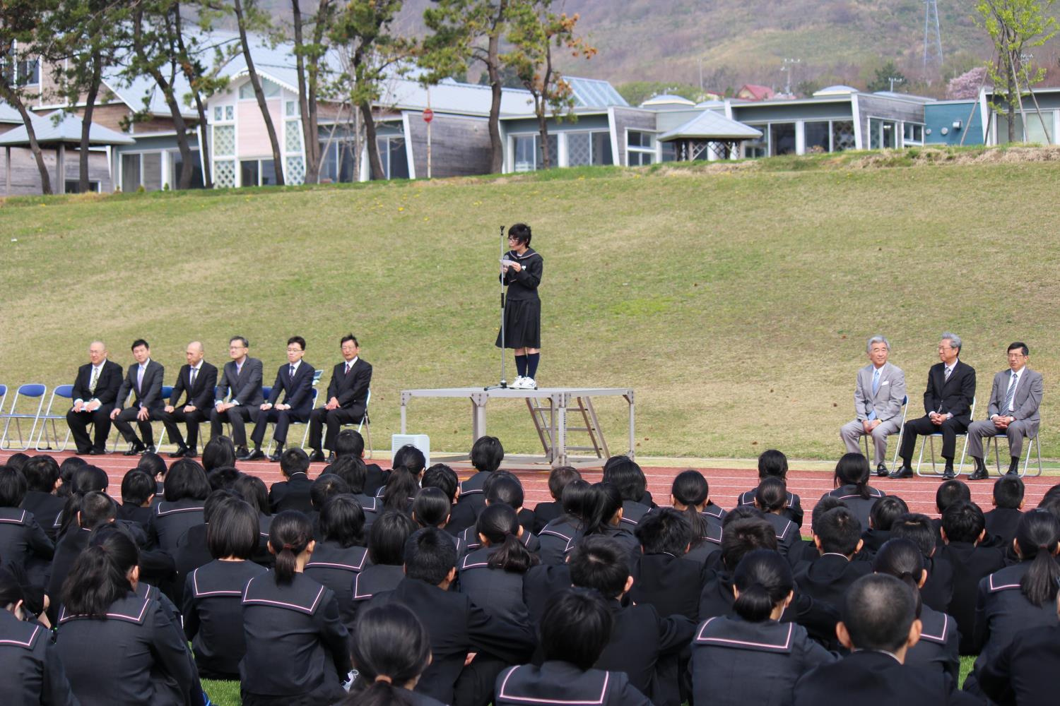 松前学園開校式