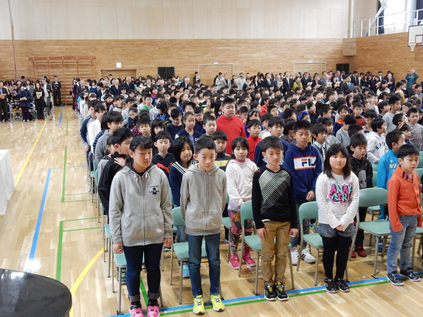 小樽山の手小学校開校式