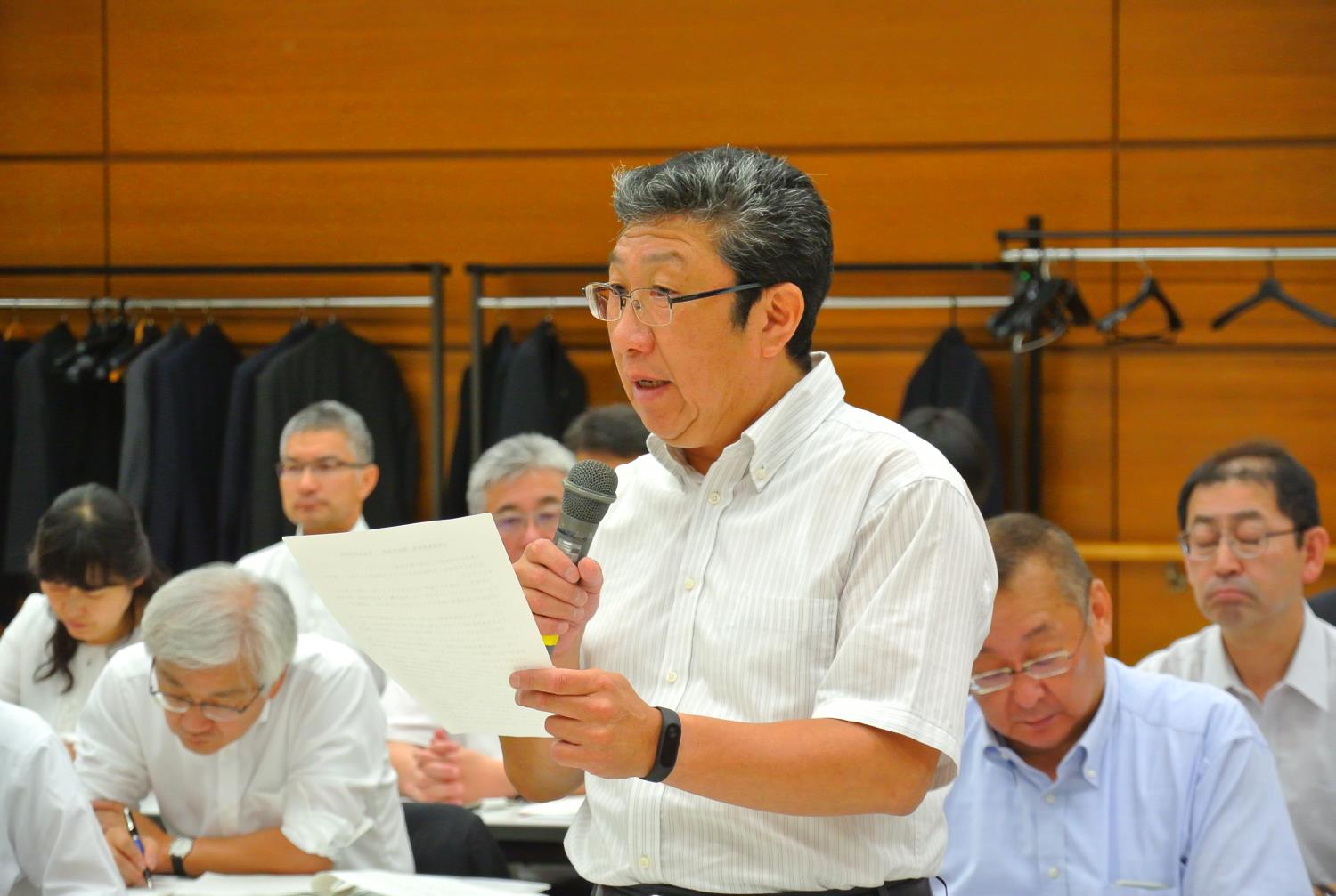 文教施策懇談会・橋本会長挨拶