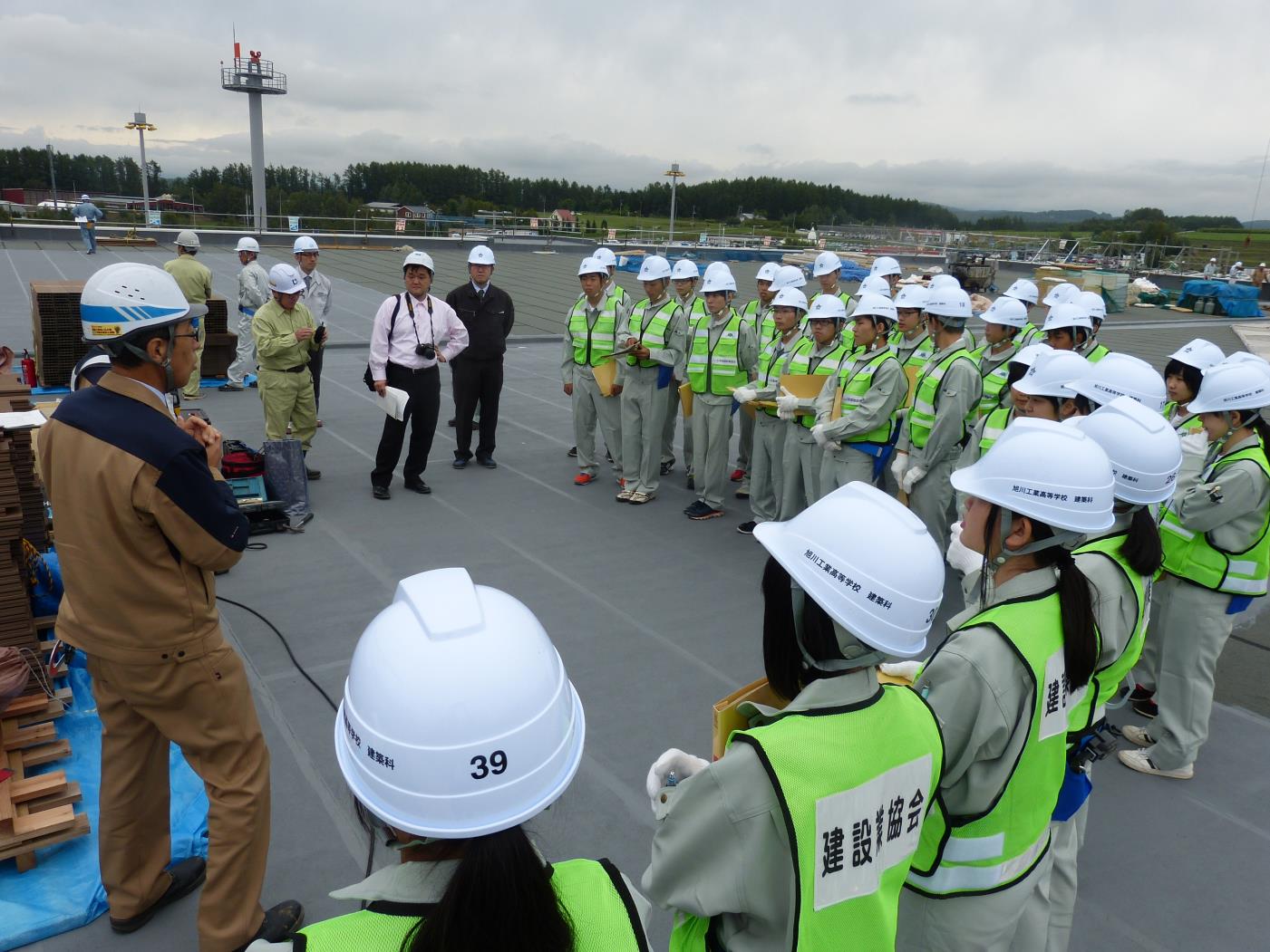 旭川工業高建協現場見学会