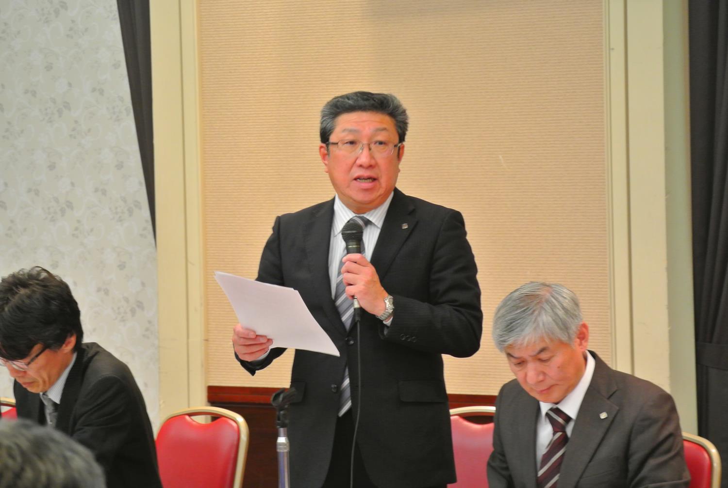 道中学校長会第５回理事研橋本会長