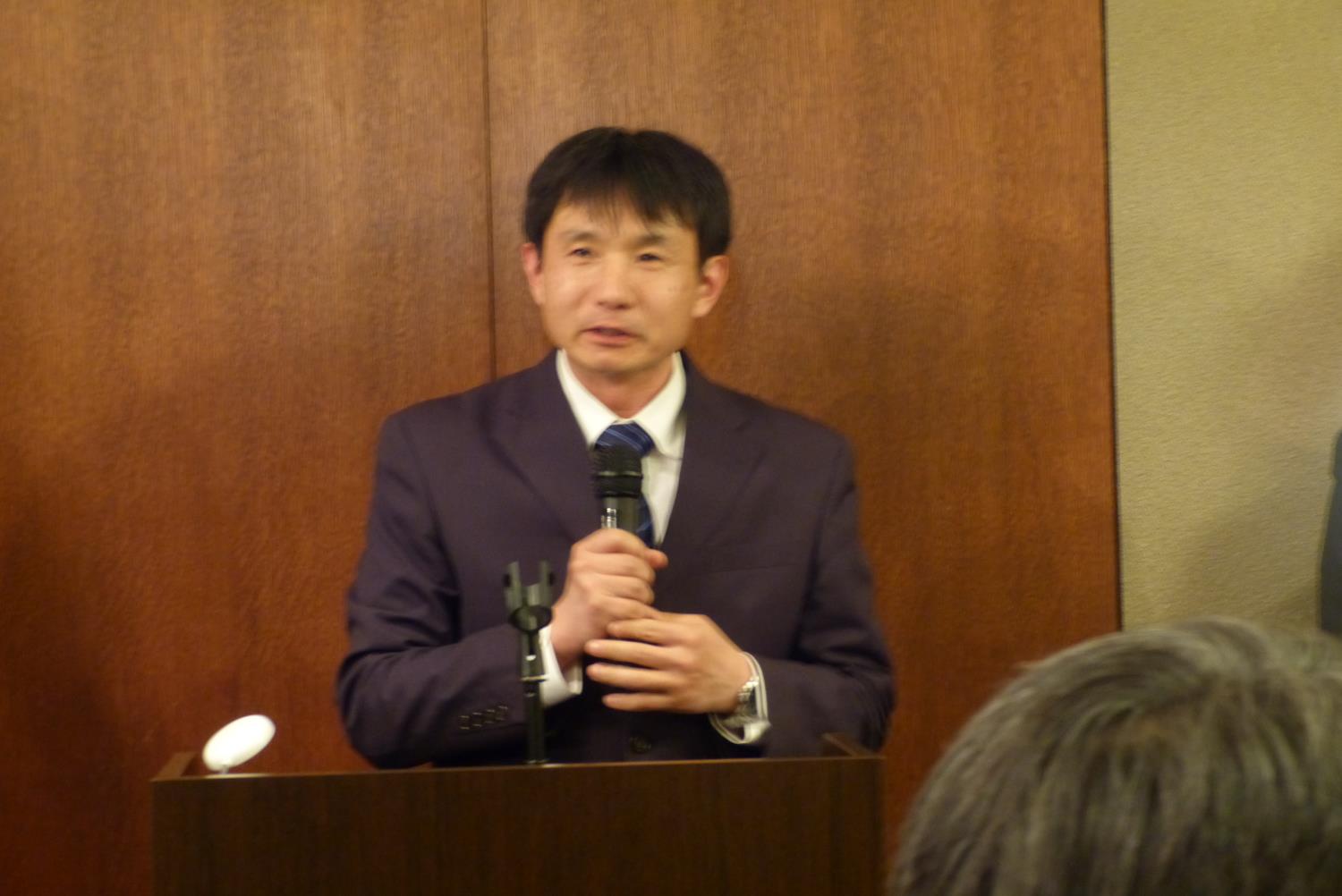 旭川市小中主幹教諭総会齋藤会長