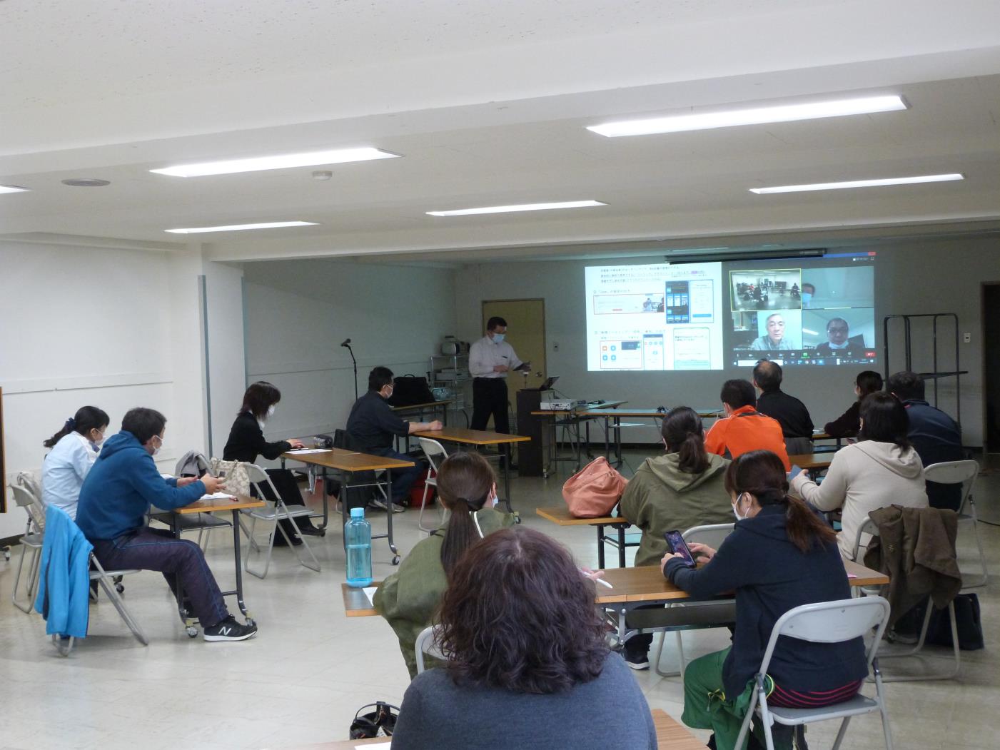 木古内小学校オンライン授業の校内研修会