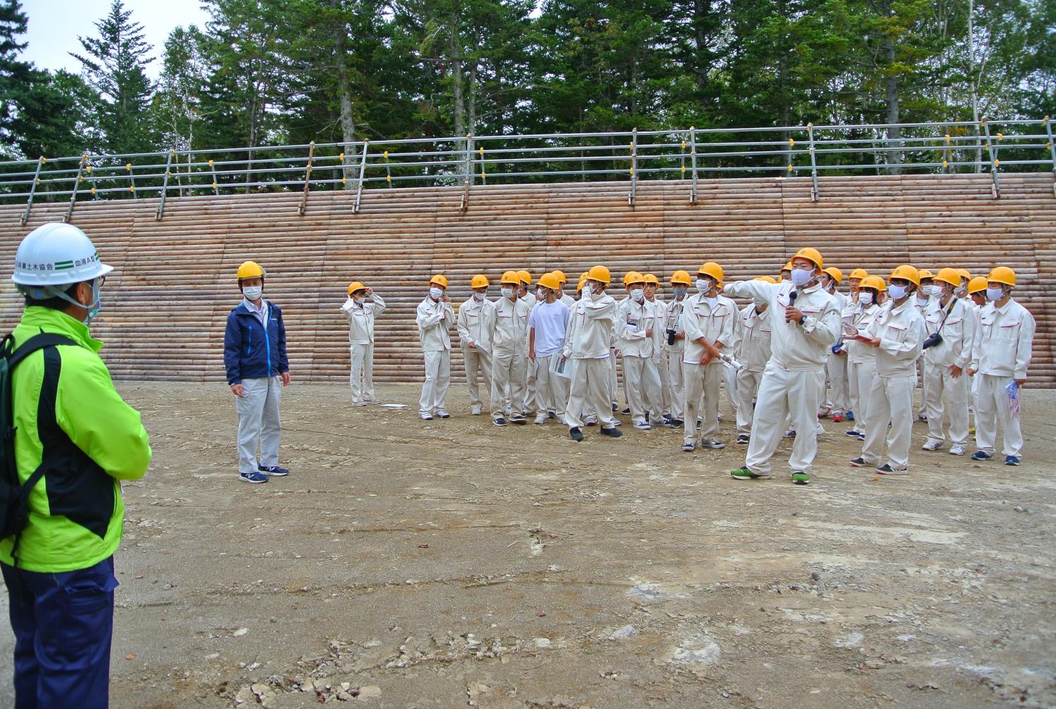 旭川農高生・工事現場見学