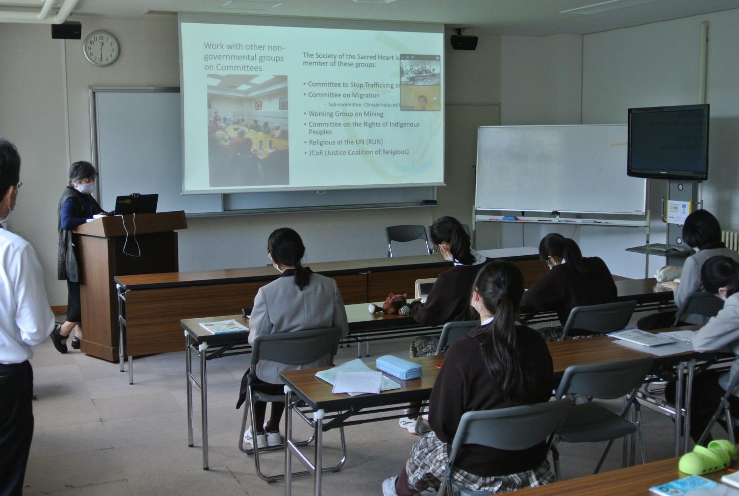 桂木・札幌聖心女子学院国連研修