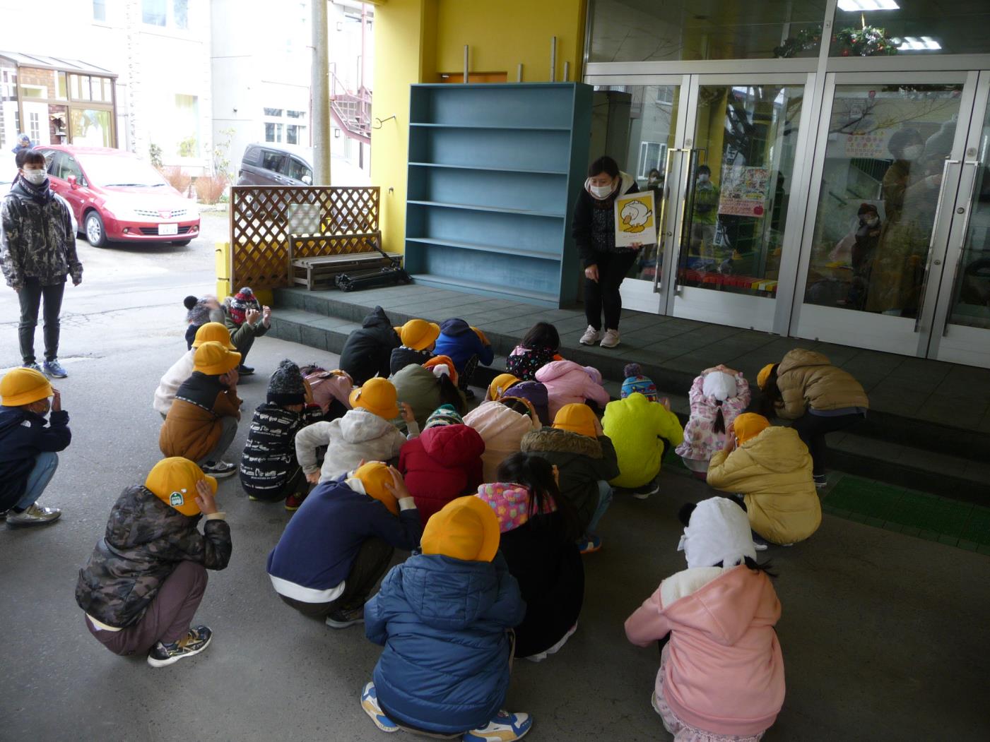 道教委幼稚園１日防災学校試行