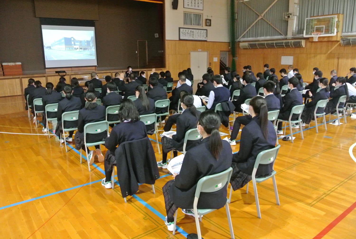 稚内大谷高建設業団体出前講座