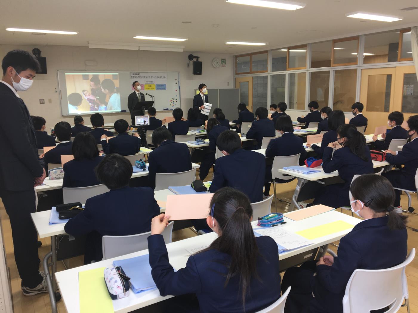 札幌市立手稲中・がん教育