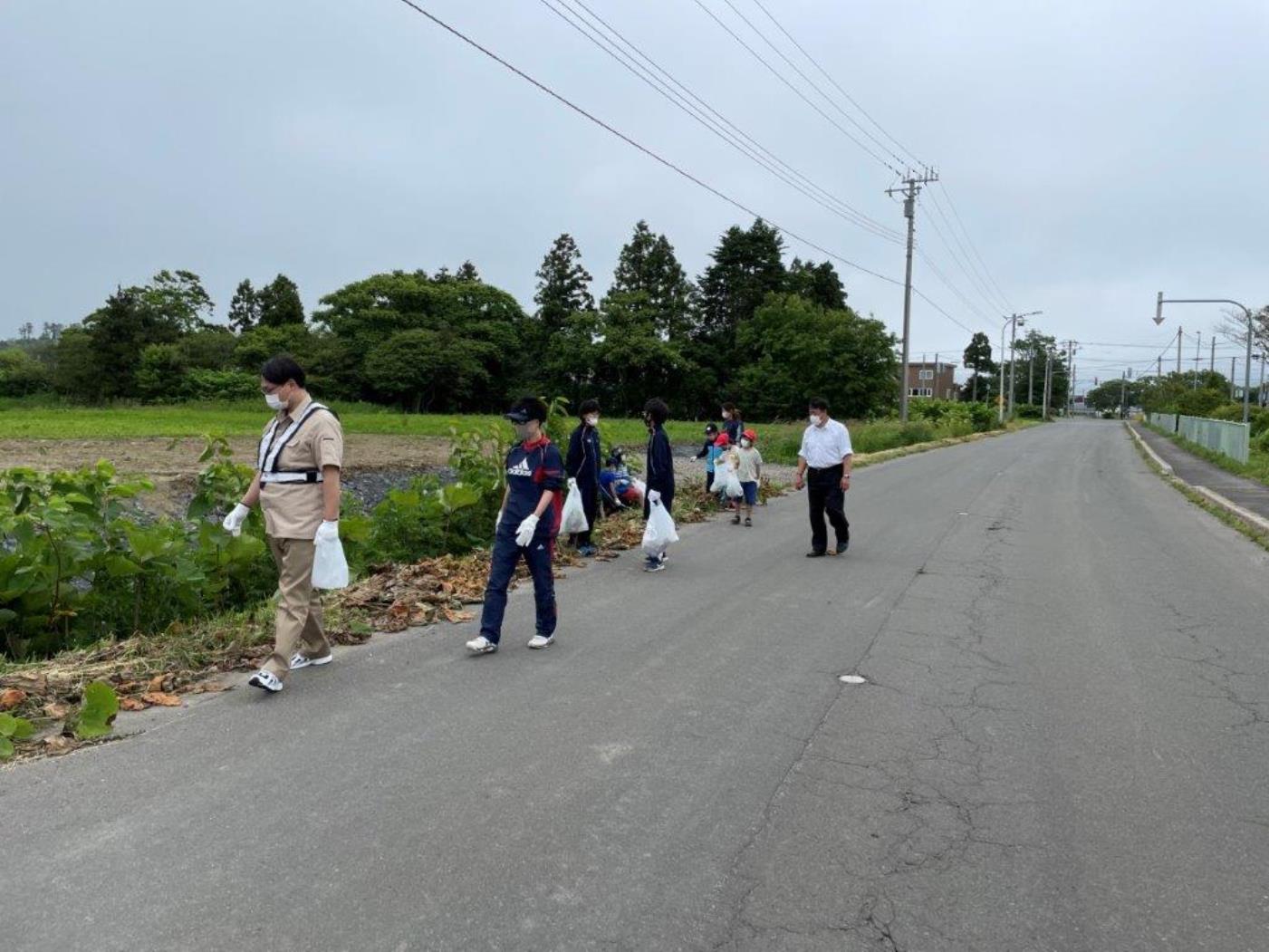 八雲町内クリーン作戦