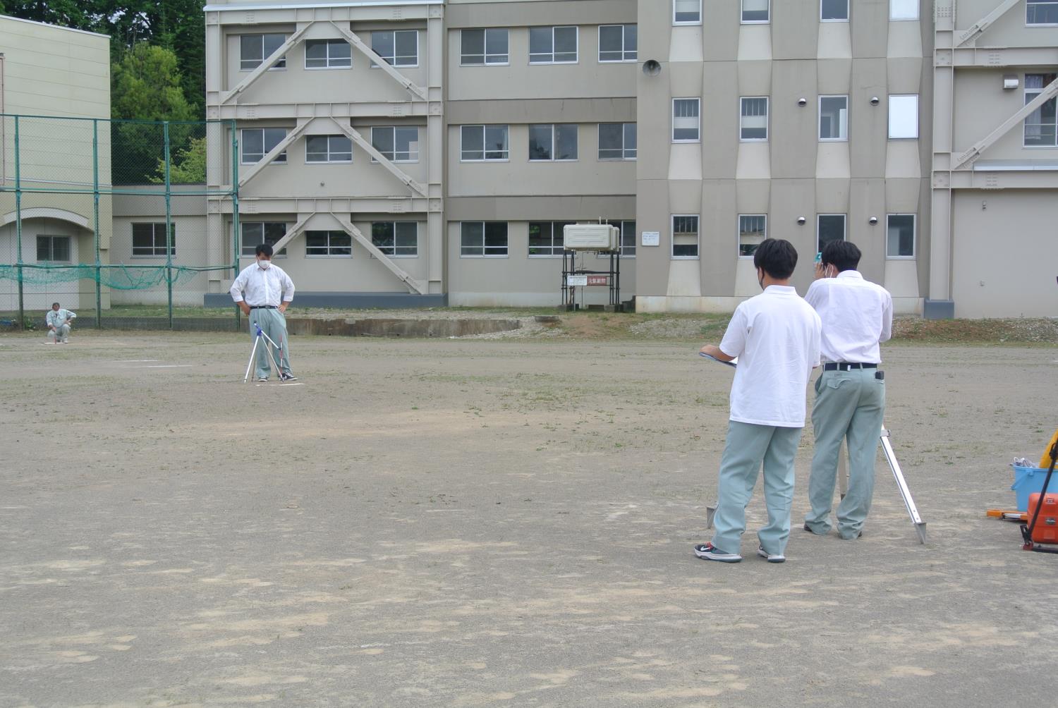 潮見台中で小樽未来高測量ボラ