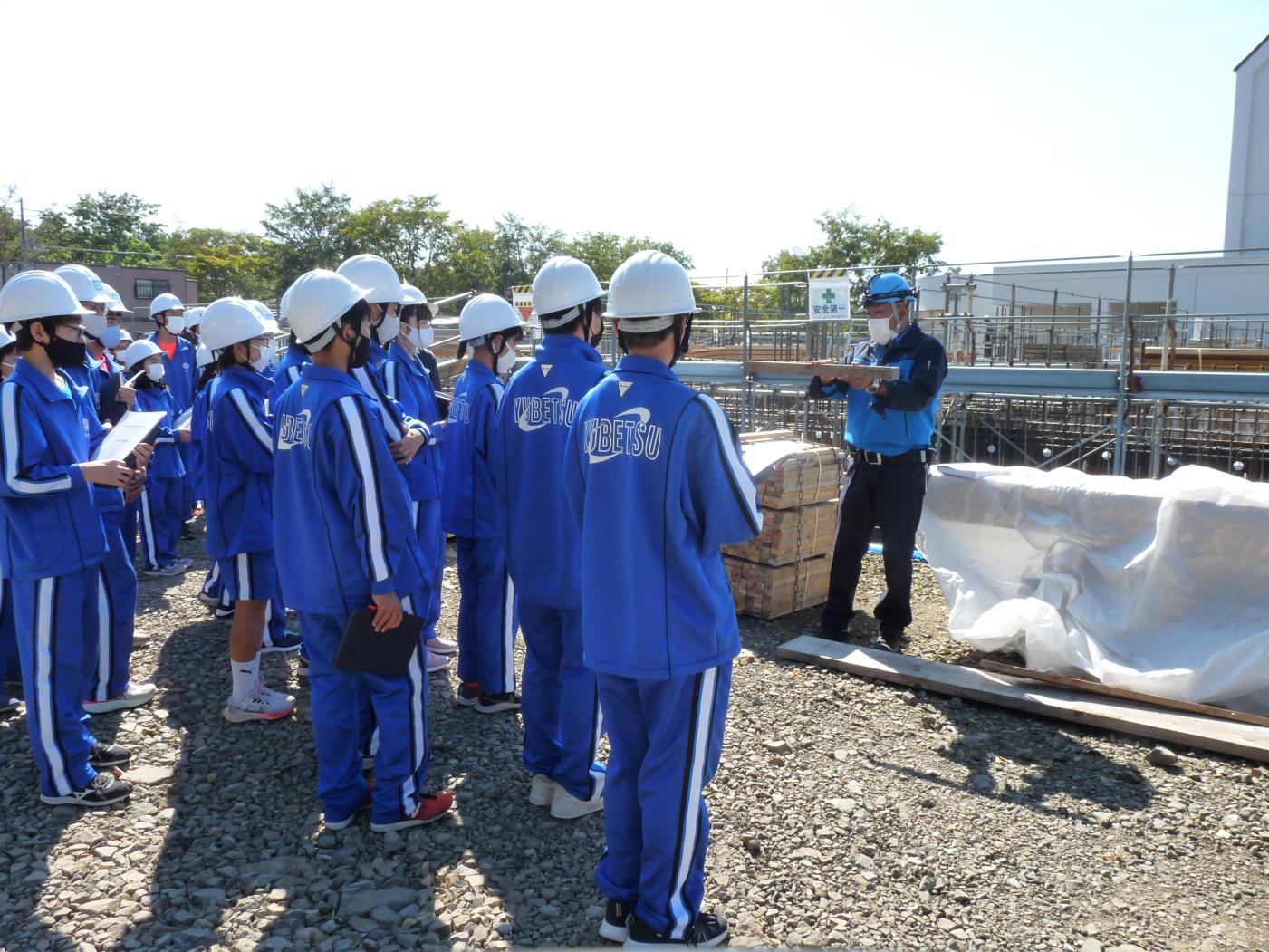 湧別中義務教育学校現場見学