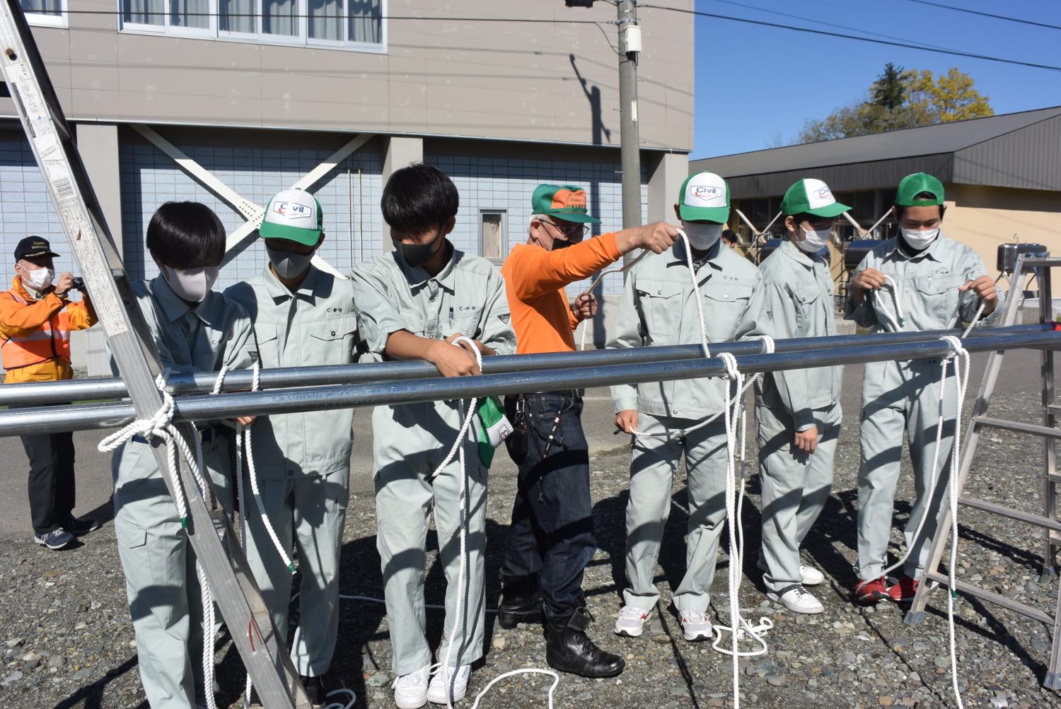 植村建設・防災体験会