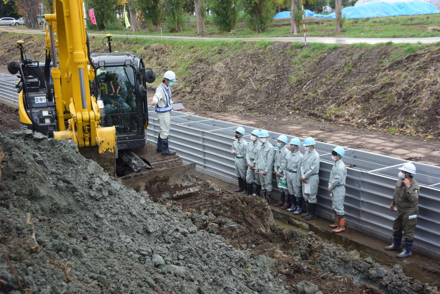 岩農高勇建設現場見学会