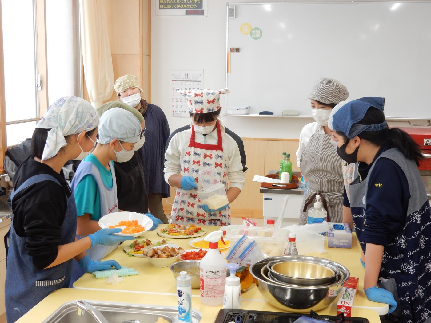 厚田学園・ピザ商品開発