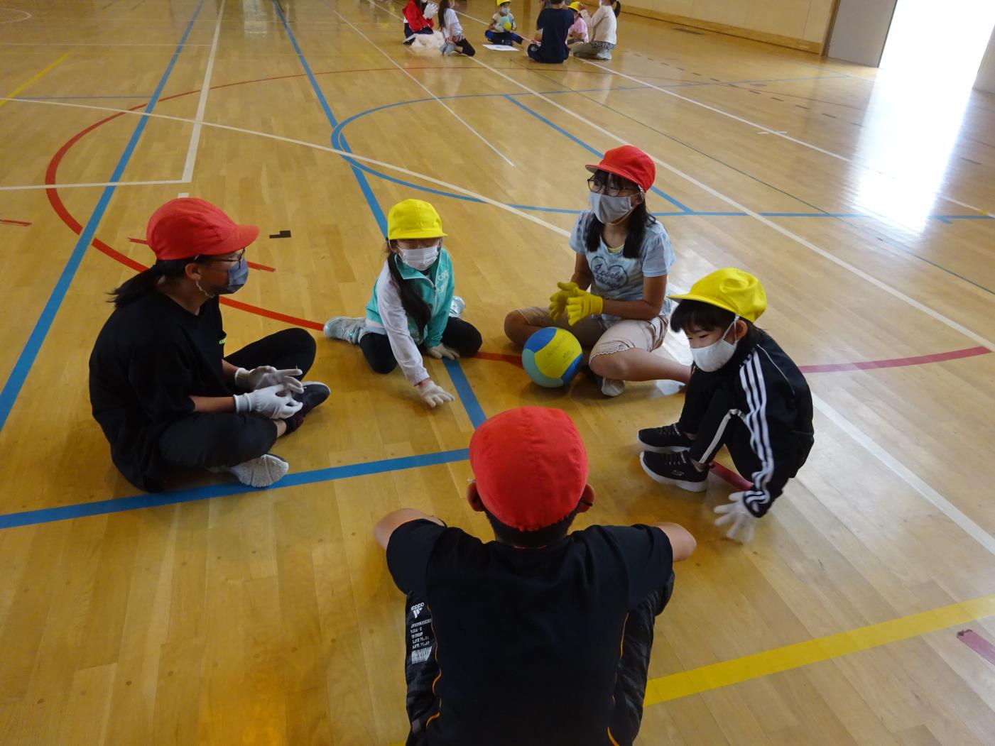 校長室から平岸西小授業