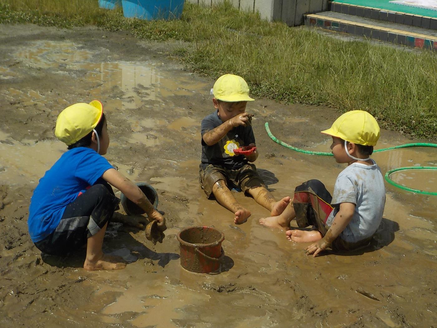 校長室から・あつべつきた幼稚園授業