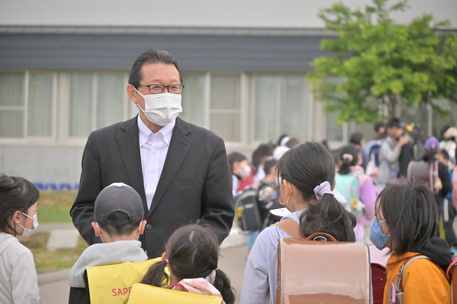 川上・校長室から南郷小②