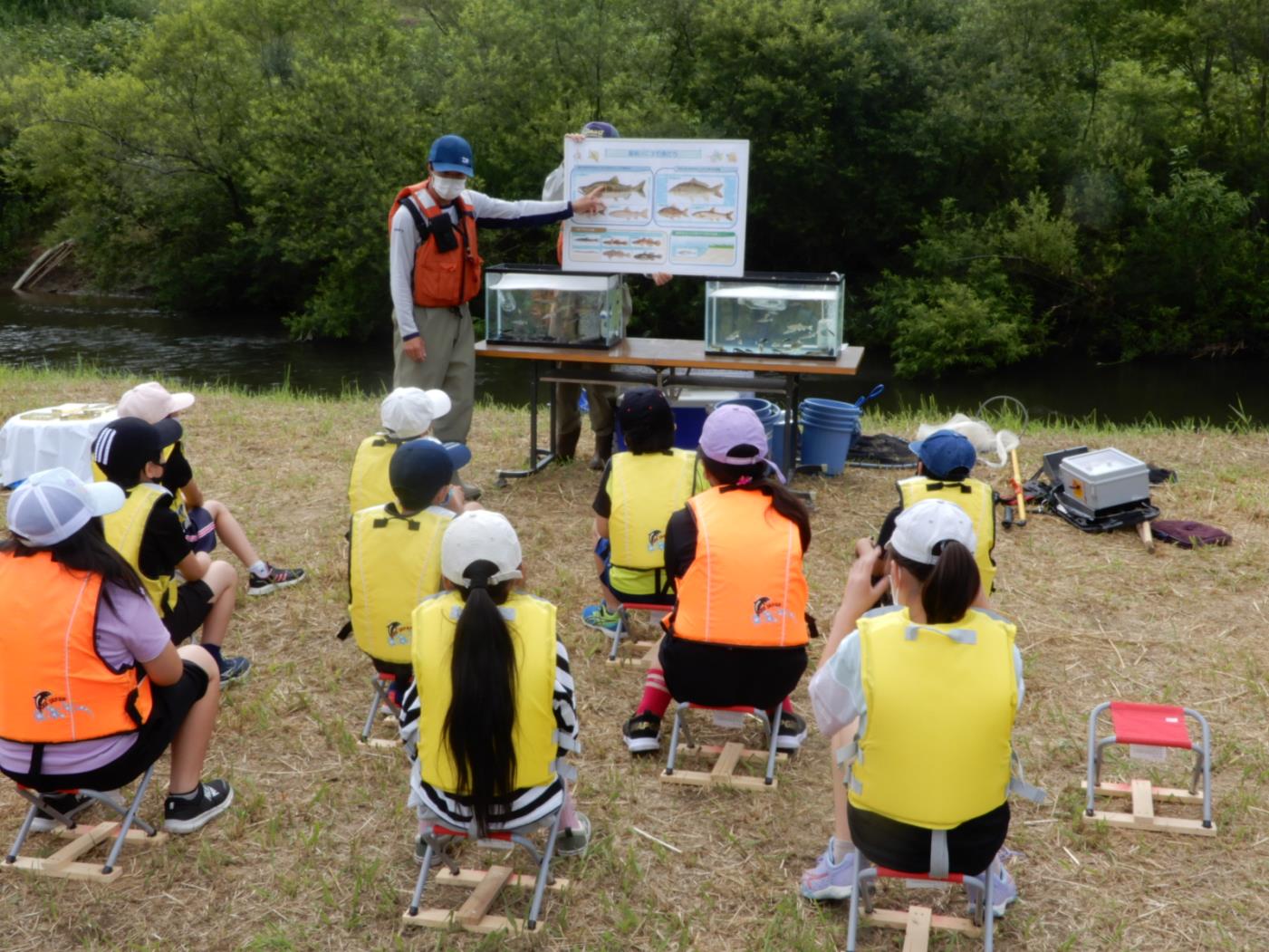 留萌市立緑丘小川の自然観察会