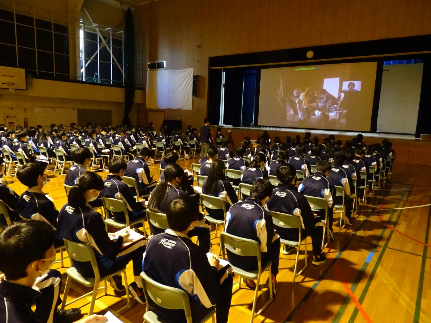 札幌北陽中キャリア講演会