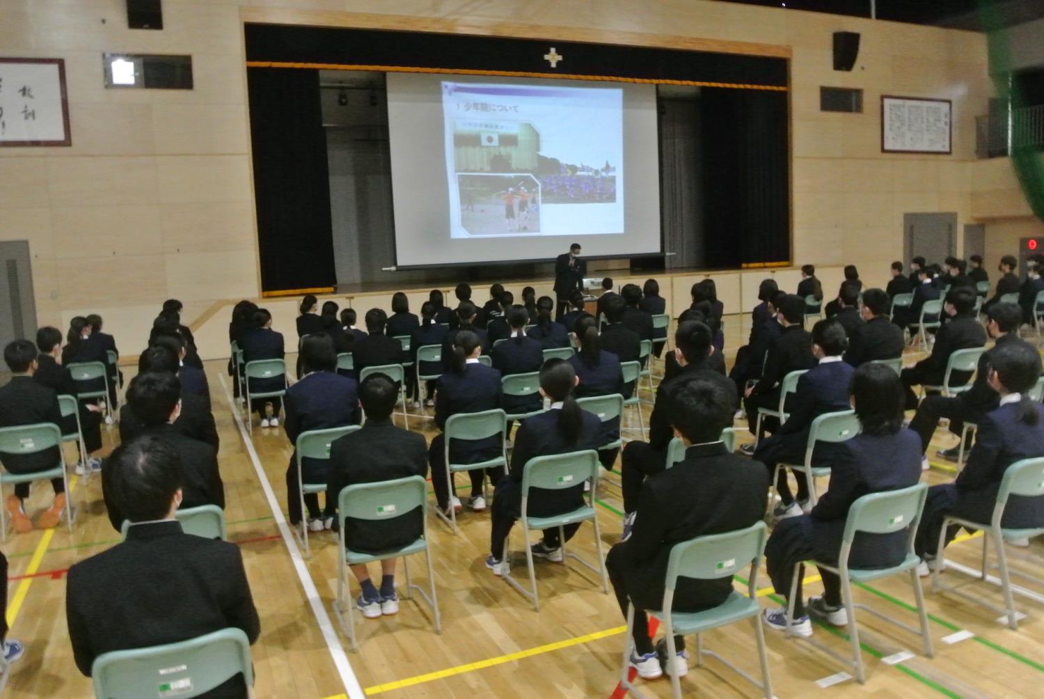 札幌中央中薬物乱用防止教室